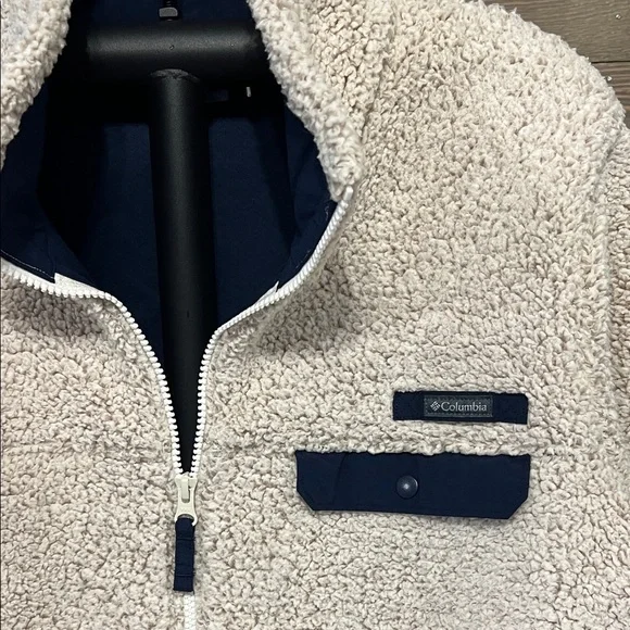 Columbia Women's Cream Sherpa Jacket - Picture 2 of 4